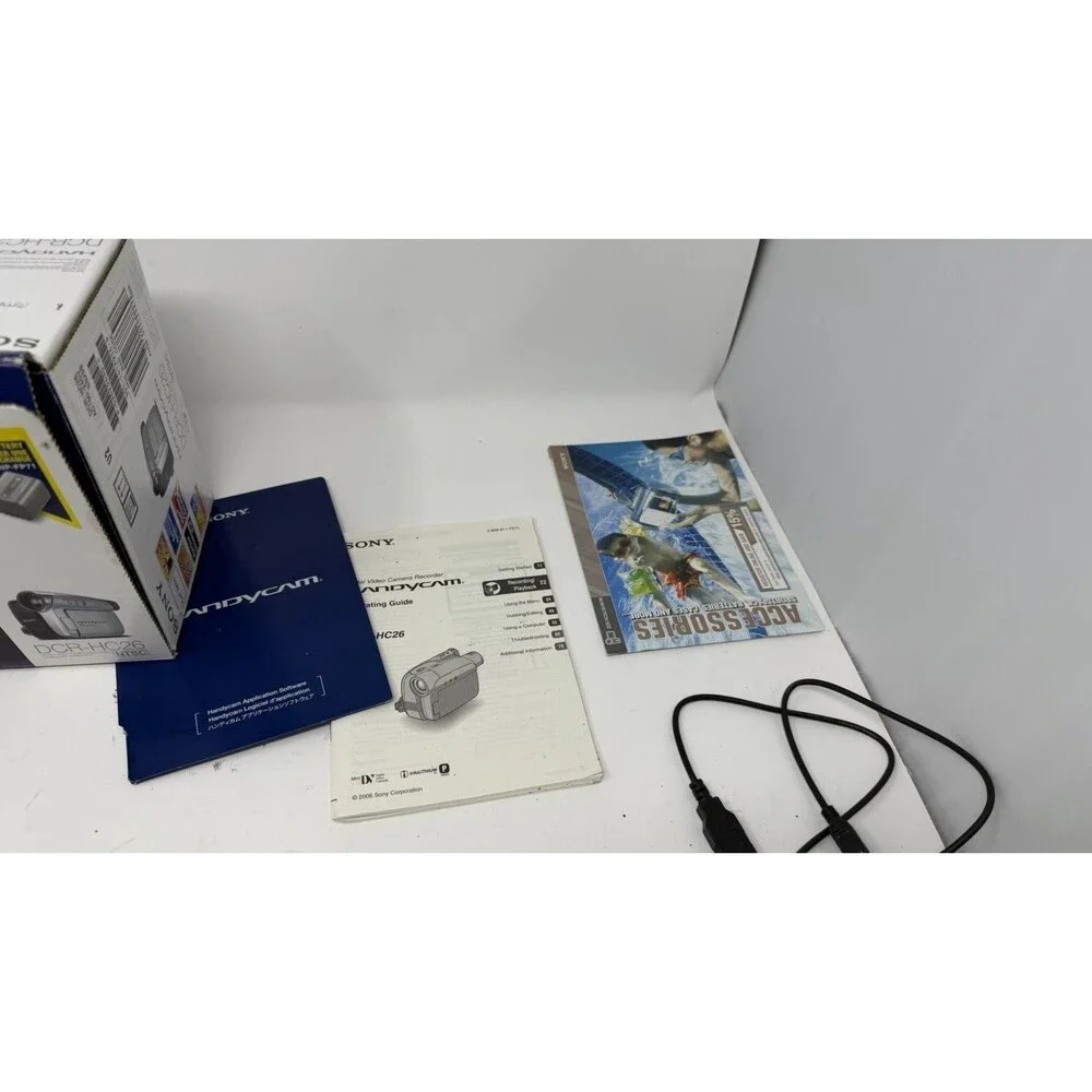 Sony Handycam DCR-HC26 Digital Video Camera Recorder For Parts Or Repair